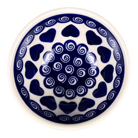 Bowl, Round, 4.5" in "Swirling Hearts" by Zaklady | Y1953A-D467