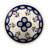 Bowl, Round, 4.5" in "Peacock Tulip Medley" by Zaklady | Y1953A-D809