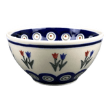 Bowl, Round, 4.5" in "Peacock Tulip Medley" by Zaklady | Y1953A-D809