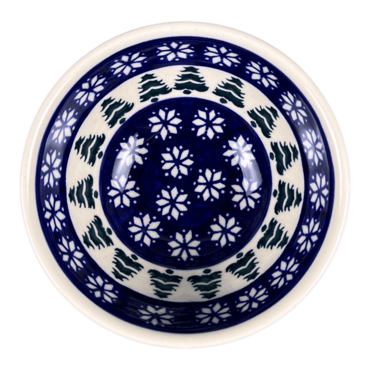 Bowl, Round, 4.5" in "Floral Pine" by Zaklady | Y1953A-D914