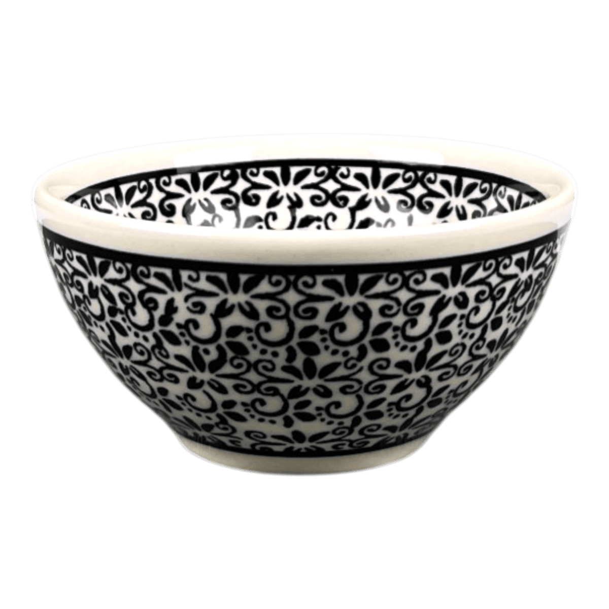 Bowl, Round, 4.5" in "Midnight Lace" by Zaklady | Y1953A-D941