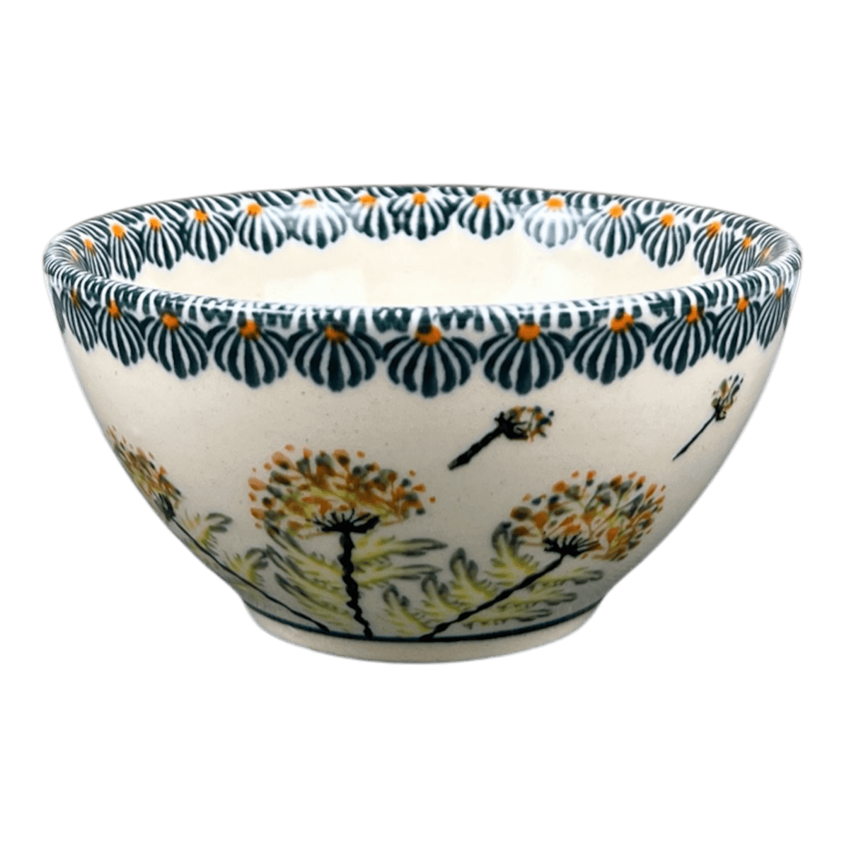 Bowl, Round, 4.5" in "Dandelions" by Zaklady | Y1953A-DU201