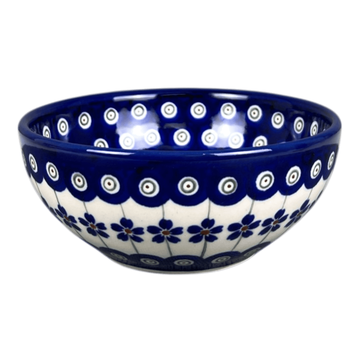 Bowl, Round, 5" in "Petite Floral Peacock" by Zaklady | Y1954A-A166A