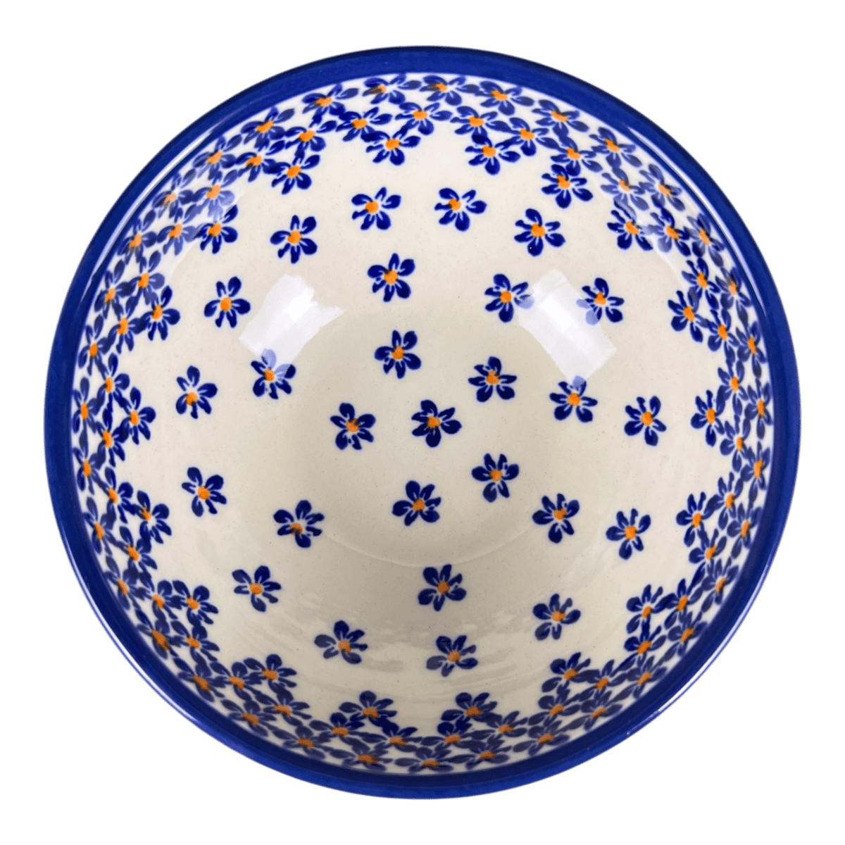 Bowl, Round, 5" in "Falling Blue Daisies" by Zaklady | Y1954A-A882A