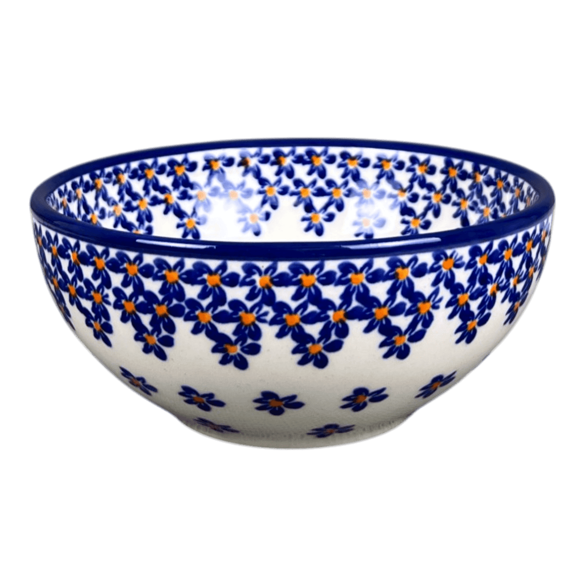 Bowl, Round, 5" in "Falling Blue Daisies" by Zaklady | Y1954A-A882A