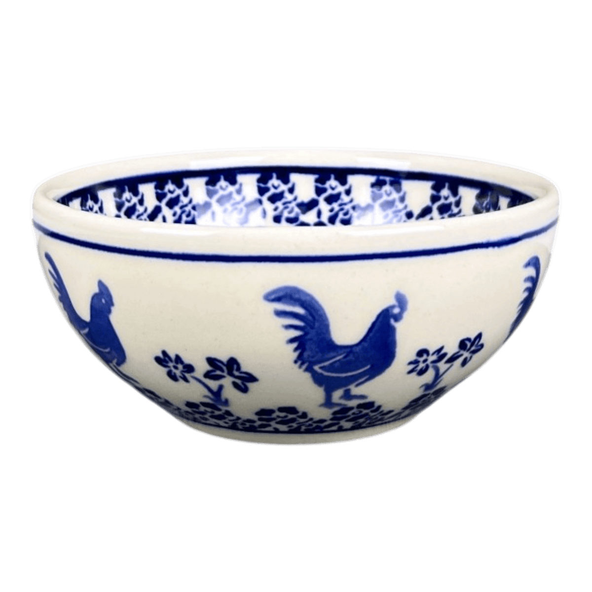 Bowl, Round, 5" in "Rooster Blues" by Zaklady | Y1954A-D1149