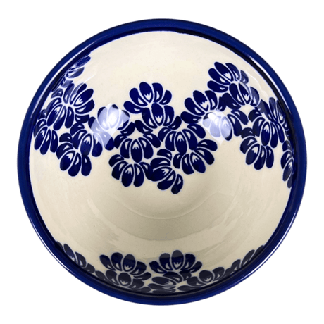 Bowl, Round, 5" in "Blue Floral Vines" by Zaklady | Y1954A-D1210A
