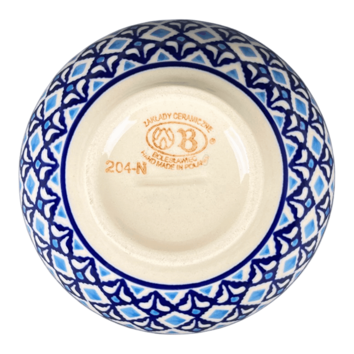 Bowl, Round, 5" in "Mosaic Blues" by Zaklady | Y1954A-D910