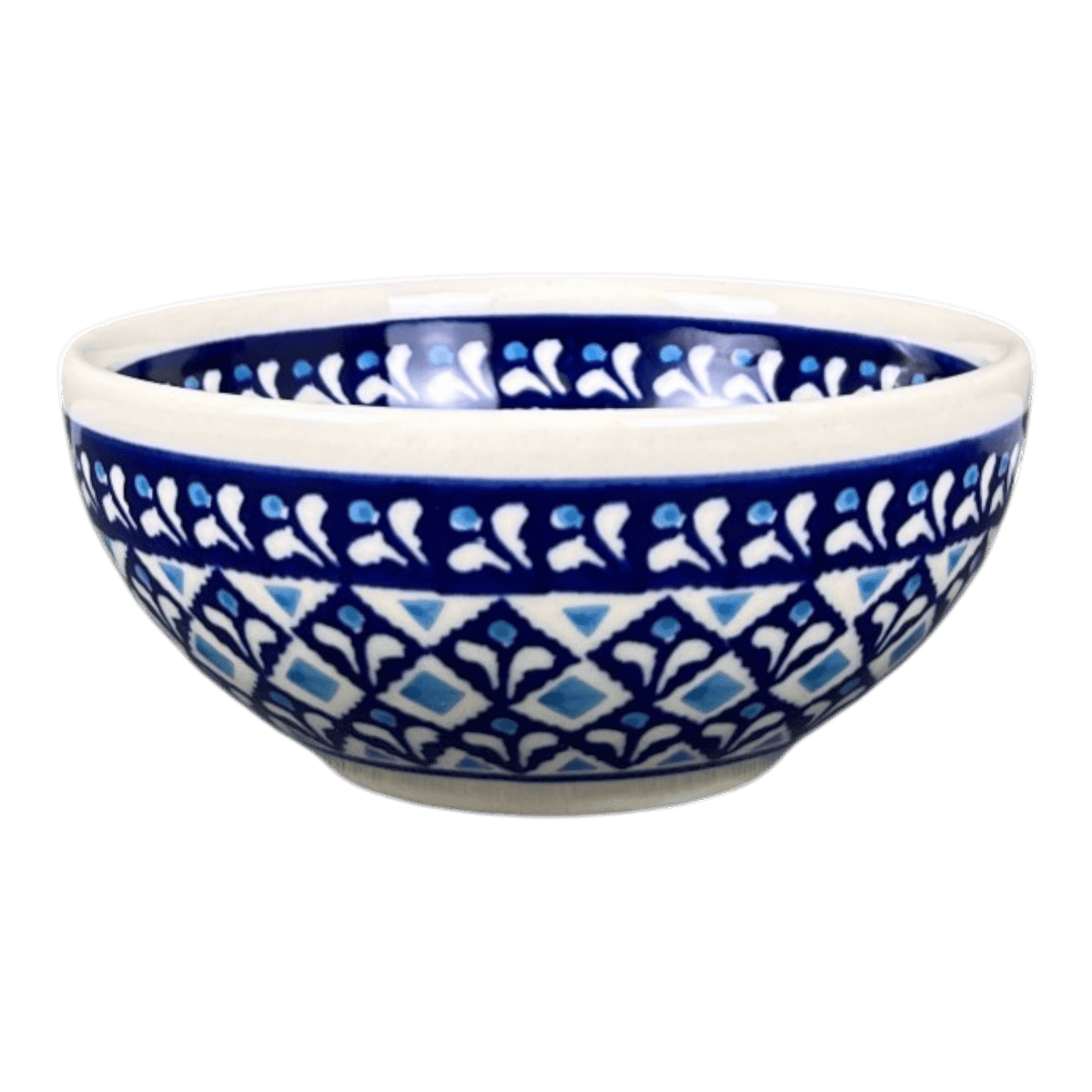 Bowl, Round, 5" in "Mosaic Blues" by Zaklady | Y1954A-D910