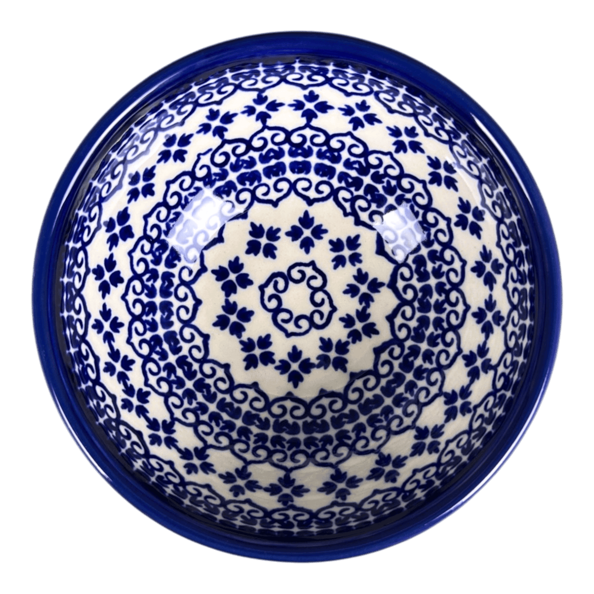 Bowl, Round, 5" in "Blue Lace" by Zaklady | Y1954A-D922