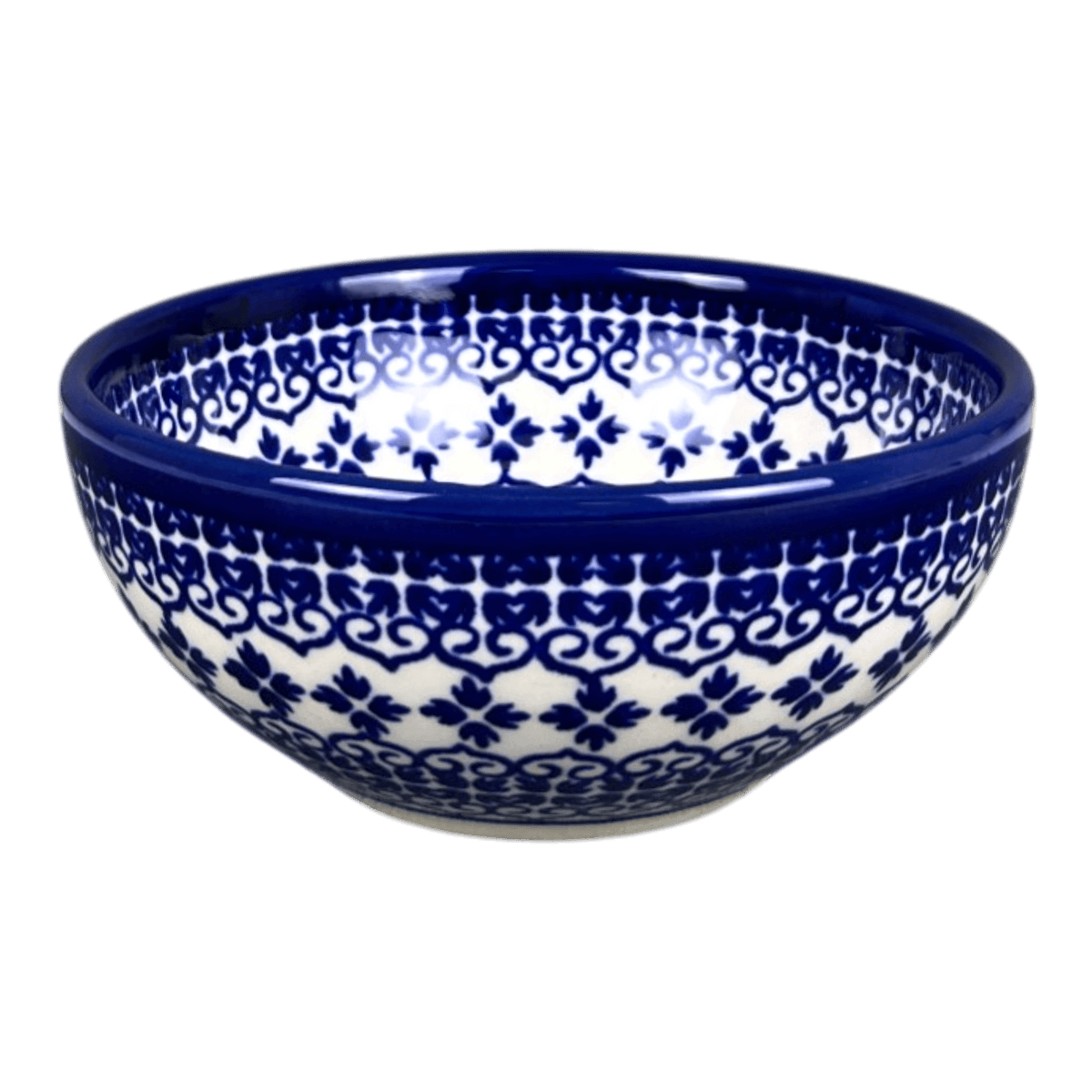 Bowl, Round, 5" in "Blue Lace" by Zaklady | Y1954A-D922