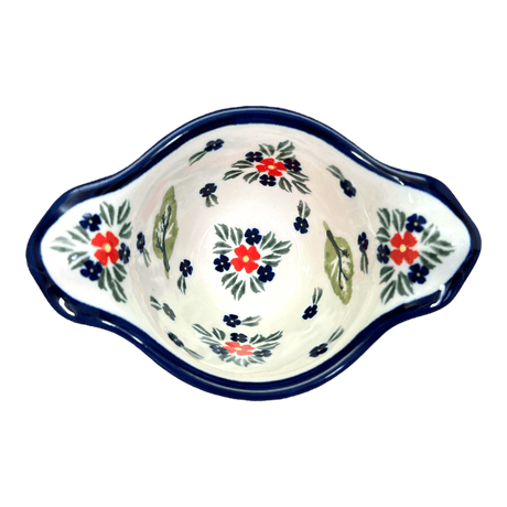 Bowl, Round, Handles, 3.5" Small in "Mountain Flower" by Zaklady | Y1971A-A1109A