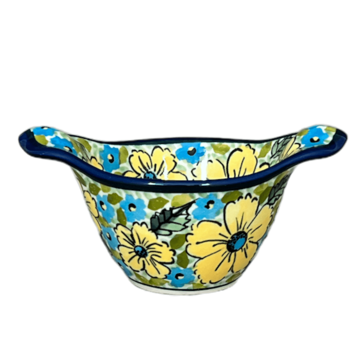 Bowl, Round, Handles, 3.5" Small in "Sunny Meadow" by Zaklady | Y1971A-ART332