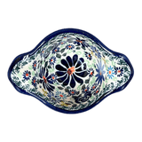 Bowl, Round, Handles, 3.5" Small in "Floral Explosion" by Zaklady | Y1971A-DU126