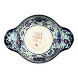 Bowl, Round, Handles, 3.5" Small in "Floral Explosion" by Zaklady | Y1971A-DU126