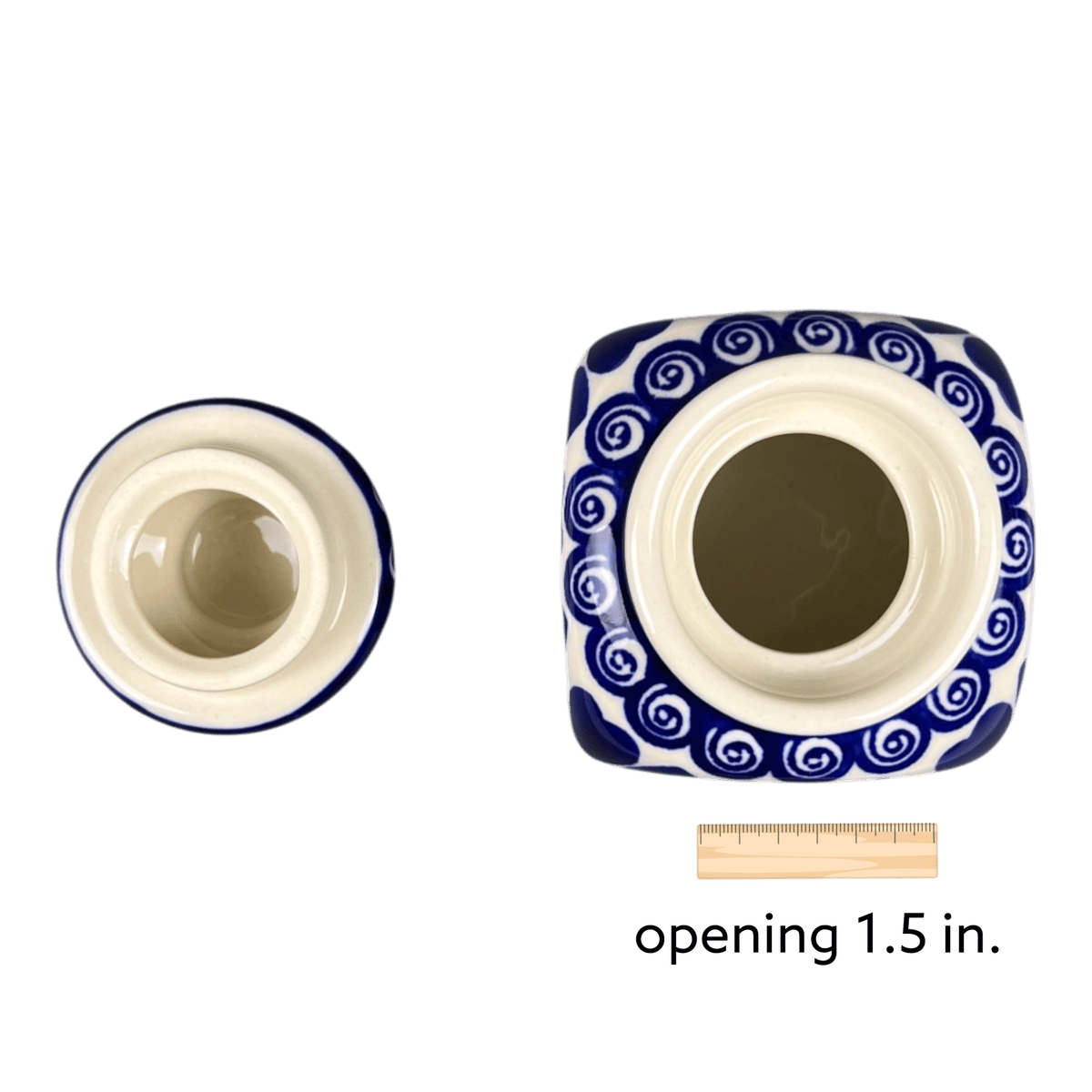 Canister, with Lid, 0.3 Liter in "Swirling Hearts" by Zaklady | Y2000S-D467
