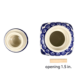 Canister, with Lid, 0.3 Liter in "Swirling Hearts" by Zaklady | Y2000S-D467