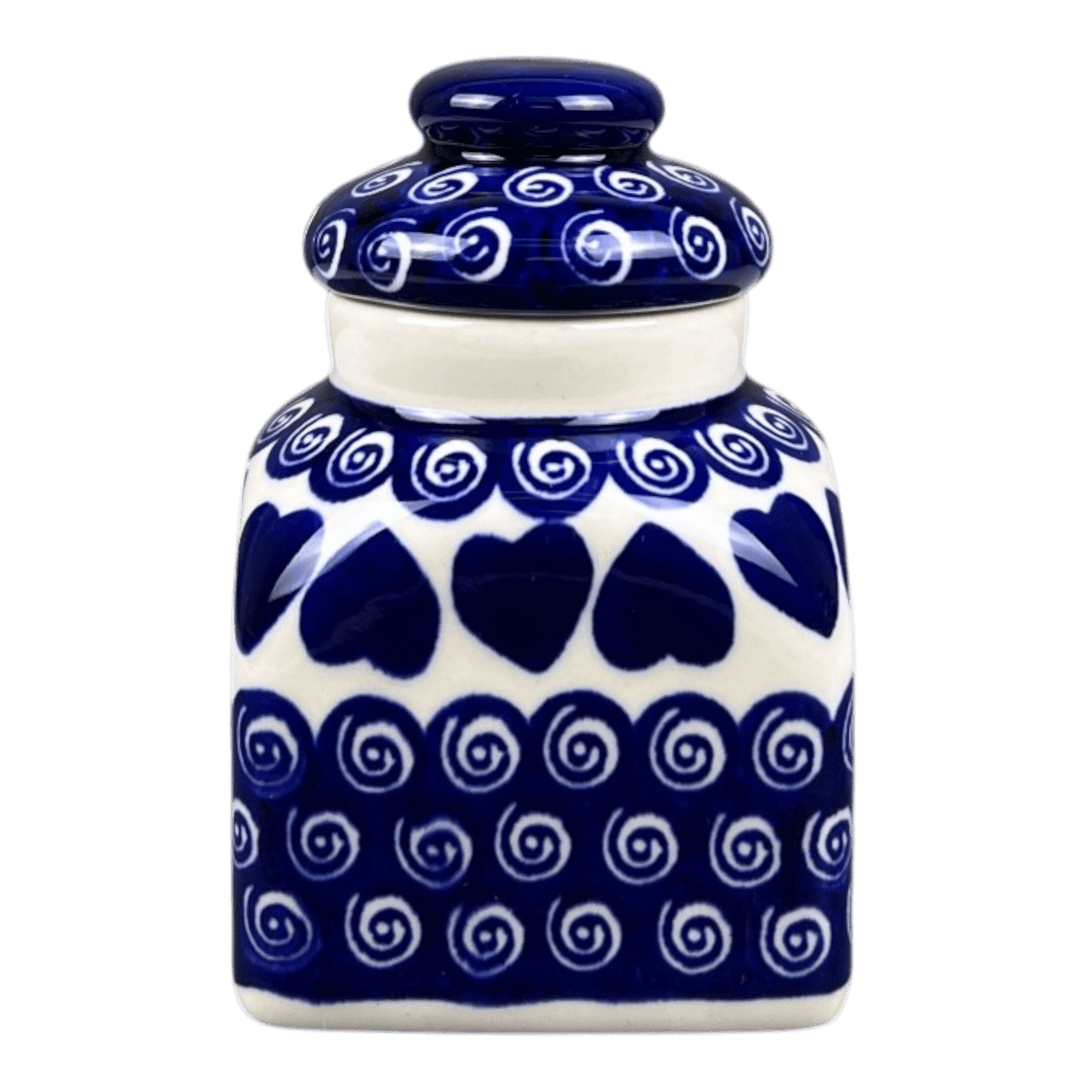 Canister, with Lid, 0.3 Liter in "Swirling Hearts" by Zaklady | Y2000S-D467
