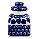 Canister, with Lid, 0.3 Liter in "Swirling Hearts" by Zaklady | Y2000S-D467