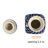 Canister, with Lid, 0.3 Liter in "Mosaic Blues" by Zaklady | Y2000S-D910