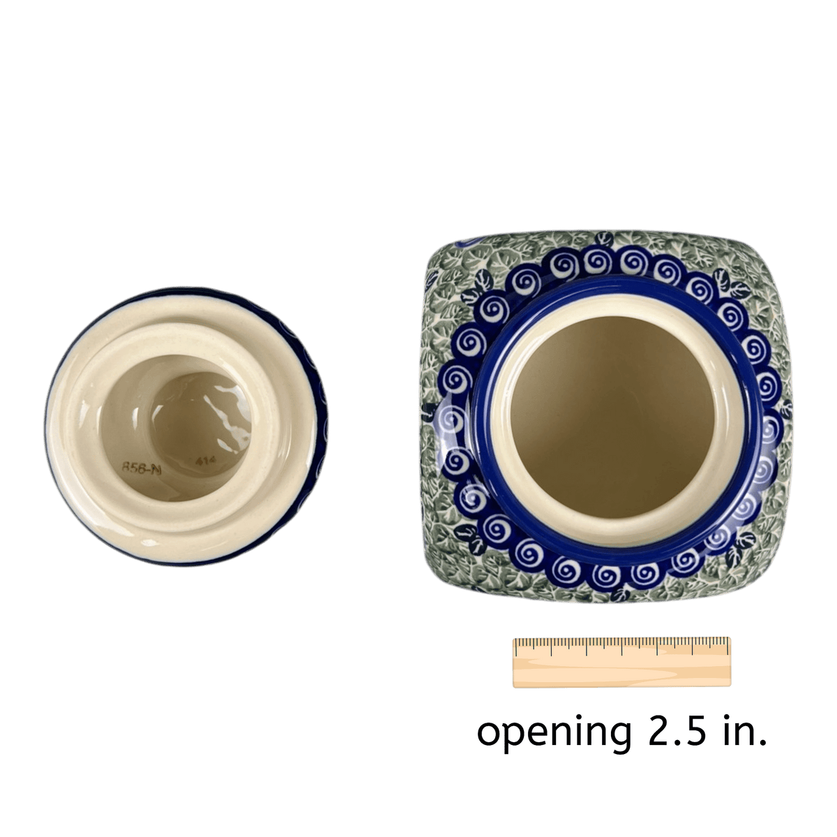 Canister, with Lid, 0.75  Liter, Zaklday (Y2001S) in "Spring Swirl" by Zaklady | Y2001S-A1073A