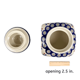 Canister, with Lid, 0.75  Liter, Zaklday (Y2001S) in "Peacock Tulip Medley" by Zaklady | Y2001S-D809