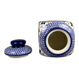 Canister, with Lid, 1.4 Liter in "Blue Mosaic Flower" by Zaklady | Y2002S-A221A
