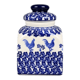 Canister, with Lid, 1.4 Liter, Zaklday (Y2002S) in "Rooster Blues" by Zaklady | Y2002S-D1149
