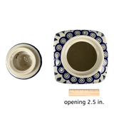 Canister, with Lid, 1.4 Liter, Zaklday (Y2002S) in "Peacock" by Zaklady | Y2002S-D56