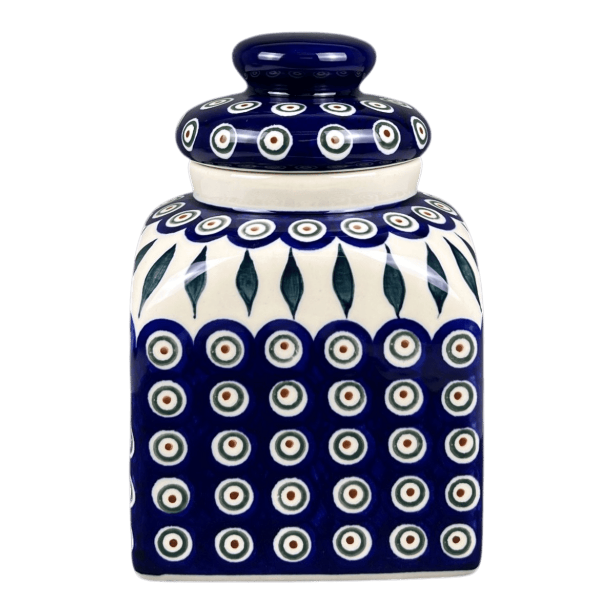 Canister, with Lid, 1.4 Liter, Zaklday (Y2002S) in "Peacock" by Zaklady | Y2002S-D56