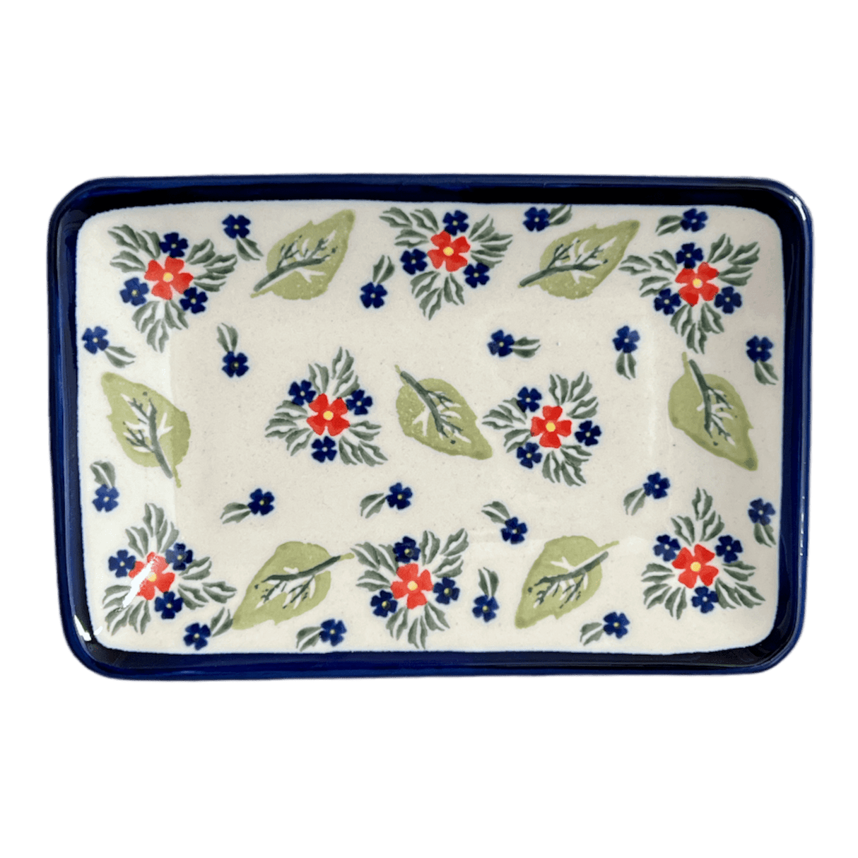 Tray, Sushi, 5" x 7.25" Small in "Mountain Flower" by Zaklady | Y2021-A1109A