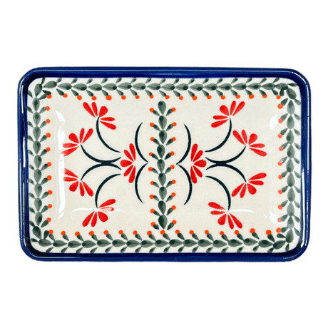 Tray, Sushi, 5" x 7.25" Small in "Scarlet Stitch" by Zaklady | Y2021-A1158A