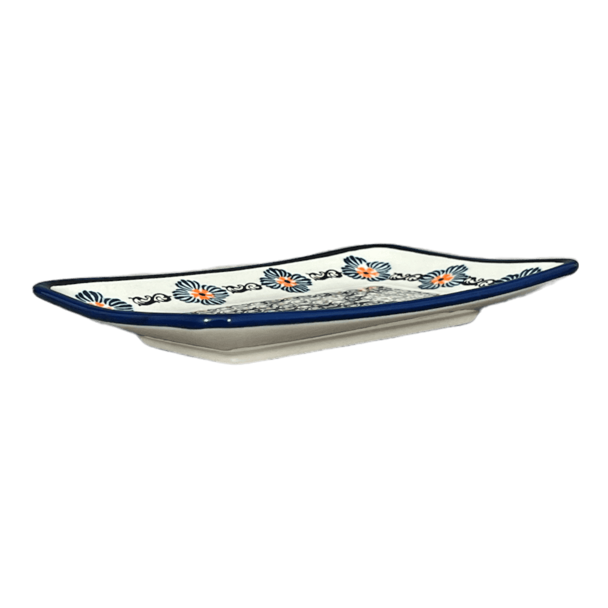 Tray, Sushi, 5" x 7.25" Small in "Mesa Verde Midnight" by Zaklady | Y2021-A1159A