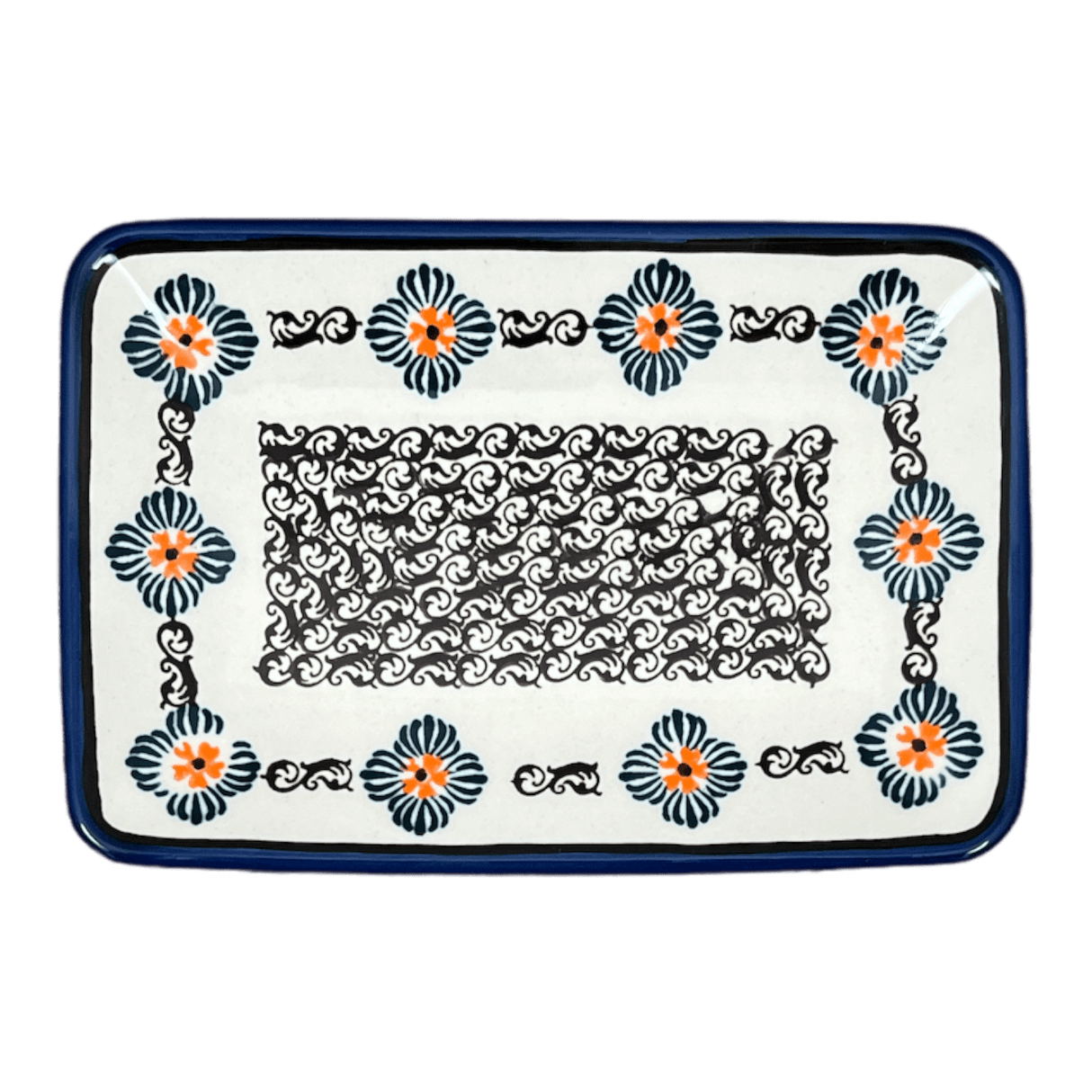 Tray, Sushi, 5" x 7.25" Small in "Mesa Verde Midnight" by Zaklady | Y2021-A1159A