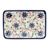 Tray, Sushi, 5" x 7.25" Small in "Swirling Flowers" by Zaklady | Y2021-A1197A