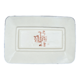 Tray, Sushi, 5" x 7.25" Small in "Floral Crescent" by Zaklady | Y2021-ART237