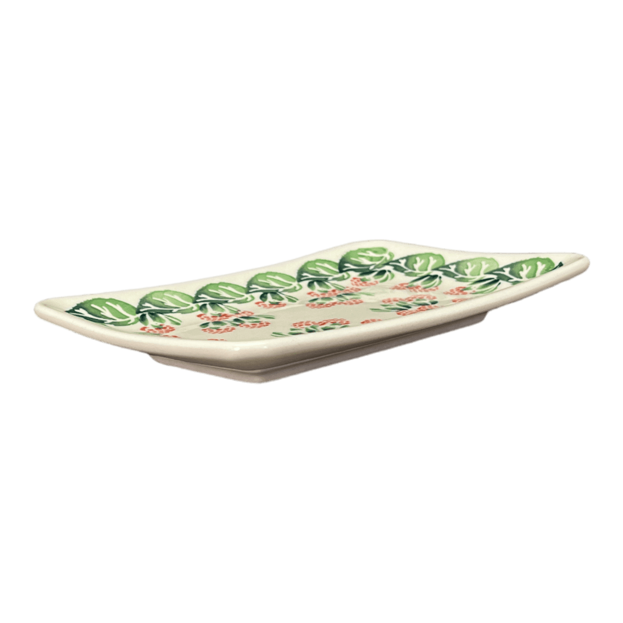 Tray, Sushi, 5" x 7.25" Small in "Raspberry Delight" by Zaklady | Y2021-D1170