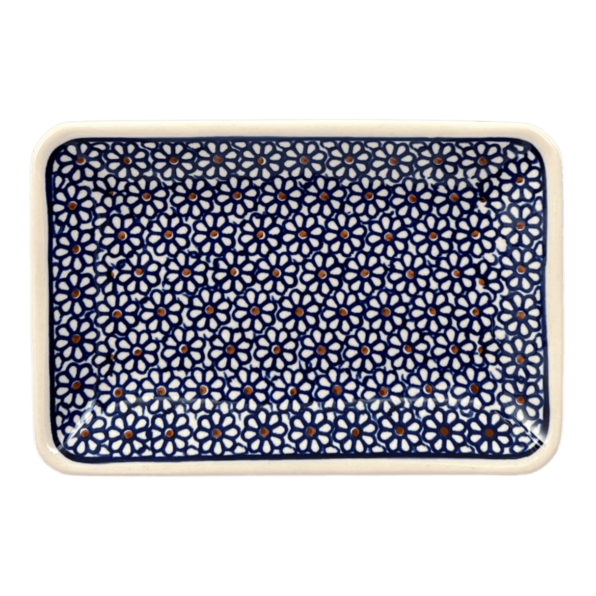 Tray, Sushi, 5" x 7.25" Small in "Ditsy Daisies" by Zaklady | Y2021-D120