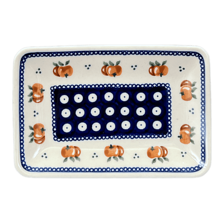 Tray, Sushi, 5" x 7.25" Small in "Persimmon Dot" by Zaklady | Y2021-D479