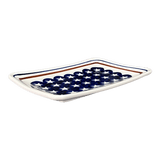 Tray, Sushi, 5" x 7.25" Small in "Stars & Stripes" by Zaklady | Y2021-D81