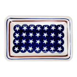 Tray, Sushi, 5" x 7.25" Small in "Stars & Stripes" by Zaklady | Y2021-D81