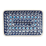 Tray, Sushi, 5" x 7.25" Small in "Mosaic Blues" by Zaklady | Y2021-D910