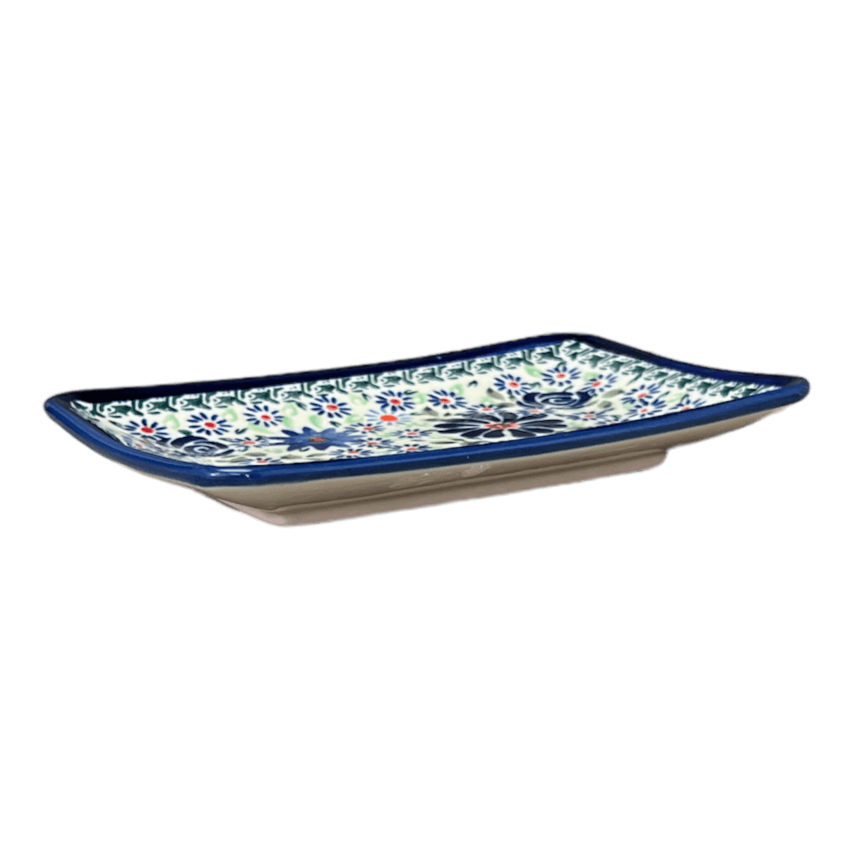 Tray, Sushi, 5" x 7.25" Small in "Floral Explosion" by Zaklady | Y2021-DU126