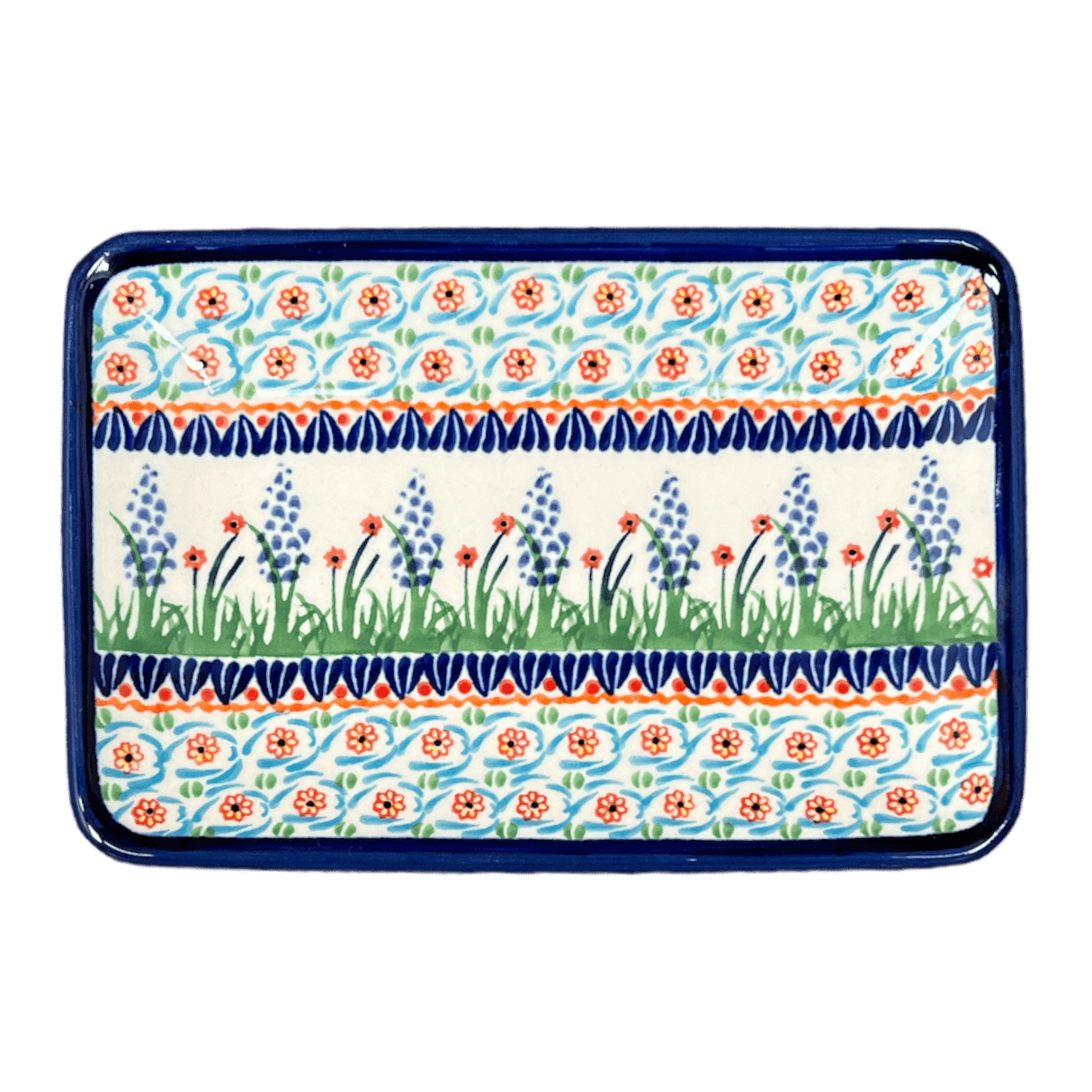 Tray, Sushi, 5" x 7.25" Small in "Lilac Garden" by Zaklady | Y2021-DU155