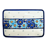 Tray, Sushi, 5" x 7.25" Small in "Garden Party Blues" by Zaklady | Y2021-DU50