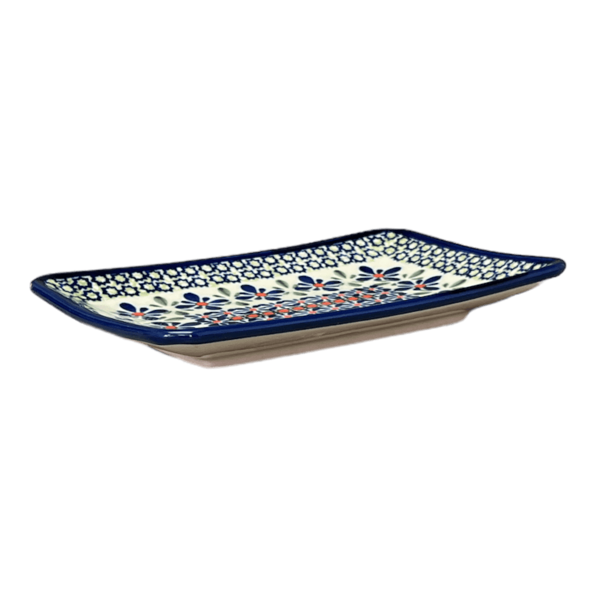 Tray, Sushi, 5" x 7.25" Small in "Emerald Mosaic" by Zaklady | Y2021-DU60