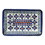 Tray, Sushi, 5" x 7.25" Small in "Emerald Mosaic" by Zaklady | Y2021-DU60