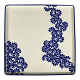 Tray, Square, 10.5" in "Blue Floral Vines" by Zaklady | Y2101A-D1210A