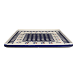 Tray, Square, 10.5" in "Peacock Tulip Medley" by Zaklady | Y2101A-D809