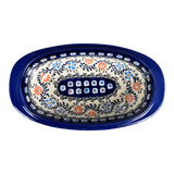 Baker, Oval, 9" x 4.5" in "Climbing Aster" by Zaklady | Y227A-A1145A
